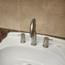 American Standard 8cc Bathroom Faucet with Handles Brushed Nickel Floormodel Clearance as is (H9)-1