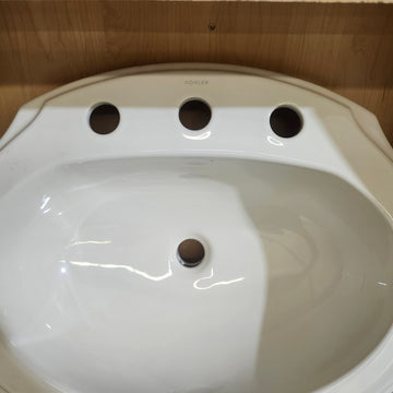 Kohler ~23 x ~18 Drop In Bathroom Vanity Sink Floormodel As Is M10 - 0