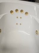 Maax Tub 72 x 36 Hydmax baccarat white floormodel clearance as is m6-5