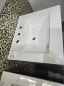 24" Dezign Market Shaker Vanity & Countertop Combo with Mirror (as is)-4