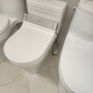 Duravit Starck Floormount Toilet Elongated with Washlet Floormodel Clearance as is I8 2120510001 610001001001 - 0