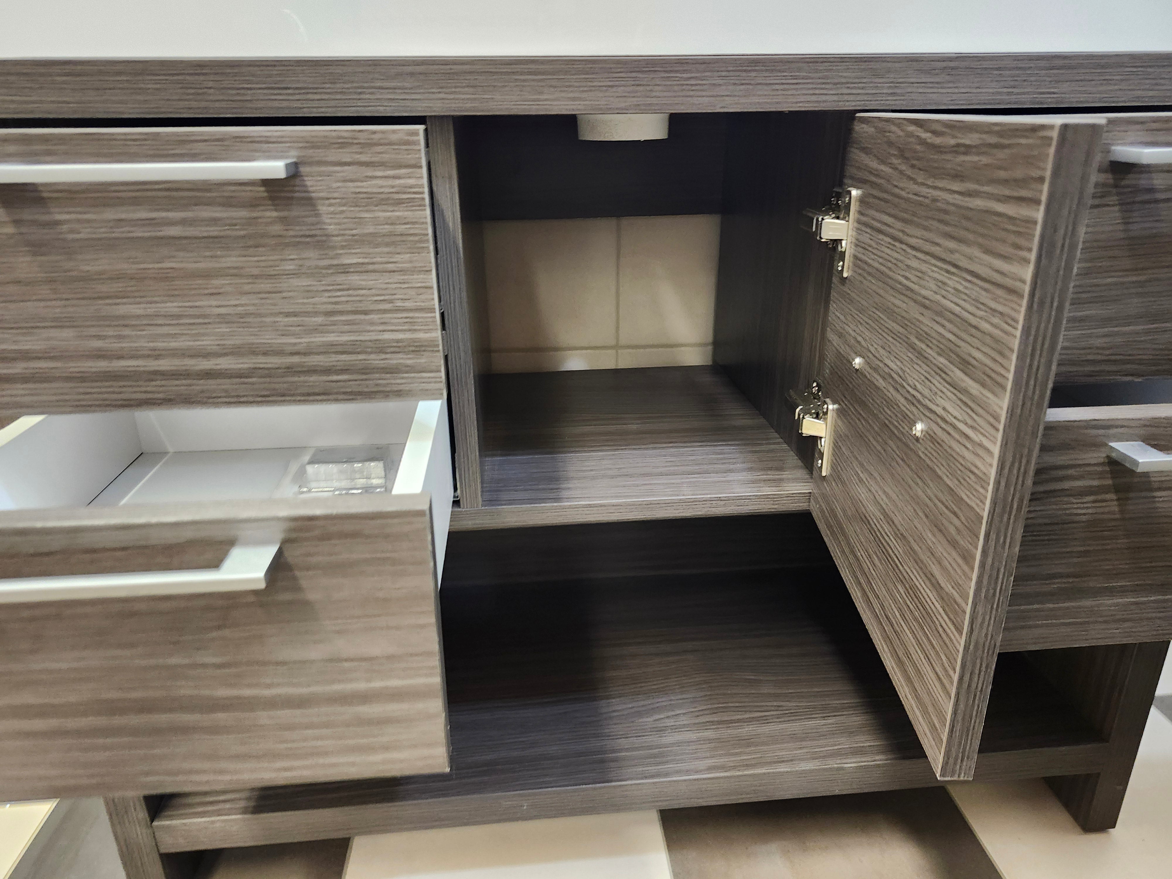 Aura Vero 39" Vanity Base and Top combo (as is) - 0