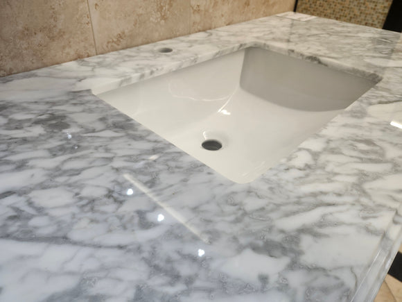 48" Vida Riverfield Vanity and Countertop Combo with Mirror (as is)