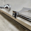 Rubinet Ice 24 Inch Towel Bar Floormodel Sold As Is Chrome Floormodel Clearance As is-8
