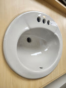 Kohler Pennington® 20-1/4" oval drop-in bathroom sink  K-2196-1-0 Floormodel Clearance as is-2