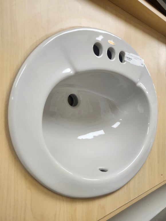 Kohler Pennington® 20-1/4" oval drop-in bathroom sink  K-2196-1-0 Floormodel Clearance as is