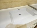 60" Glossy White Art Vanity with Countertop Combo (as is) i9-5