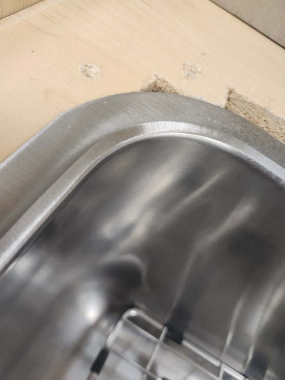Franke NCX120-29 Sink - Undermount Double Concerto Creased Bottom SS Kitchen Sink Floormodel Clearance as is