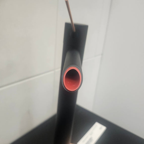 Rubi Kronos Single Hole Tall Bathroom Vanity Faucet MB/CPR RKR11XB Floormodel Clearance As is (H20)