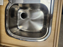 32 1/4 x 19 1/2 Drop in Kitchen Sink Stainless steel 2 bowl Floormodel Clearance As is-3