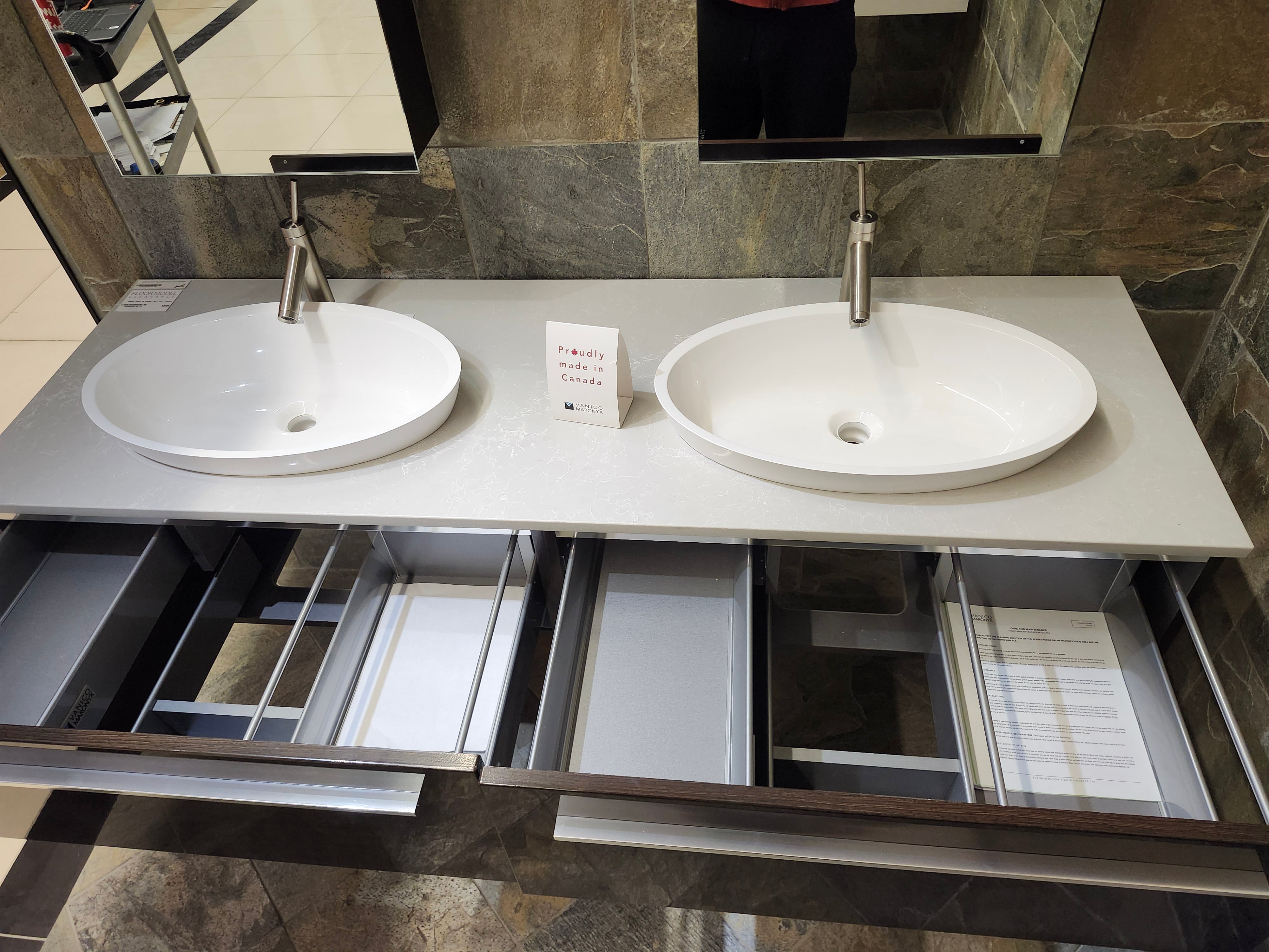 66" Vanico T-Loft Vanity Combo (as is)