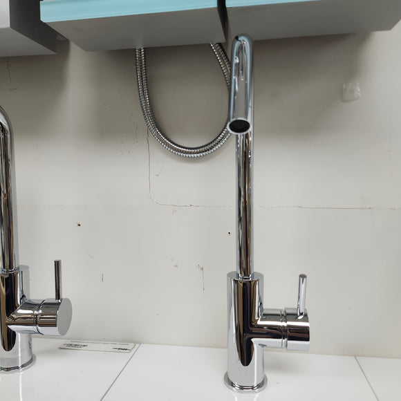 Single Hole Bathroom Faucet with Lever Handle Floormodel As Is