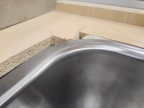 Franke NCX120-29 Sink - Undermount Double Concerto Creased Bottom SS Kitchen Sink Floormodel Clearance as is