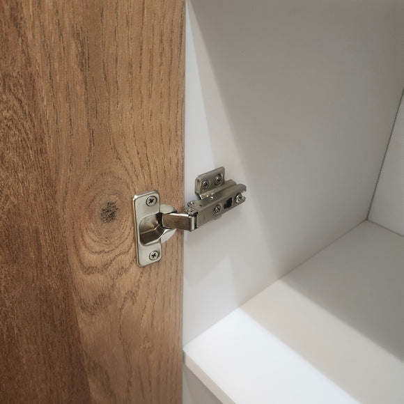 Rubi Haus 32 x 20 Wallmount Vanity, LED Mirror and Linen Combo Floormodel as is Clearance (H20)