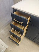 36" Laurel Navy Vanity and Countertop Combo (as is)-5