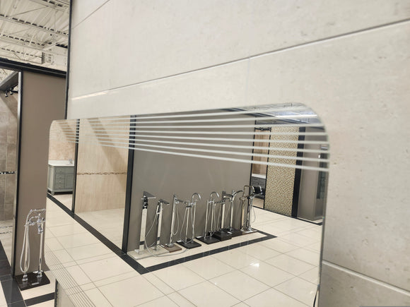 Vida Vanity Mirror Ovo 47 x 24 x 2 White Floormodel Clearance m5 (Copy)