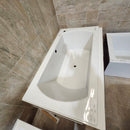 Primula Alcove 65 x 35 Built In Bathtub White 4066AA1 Floormodel Clearance as is M10-1