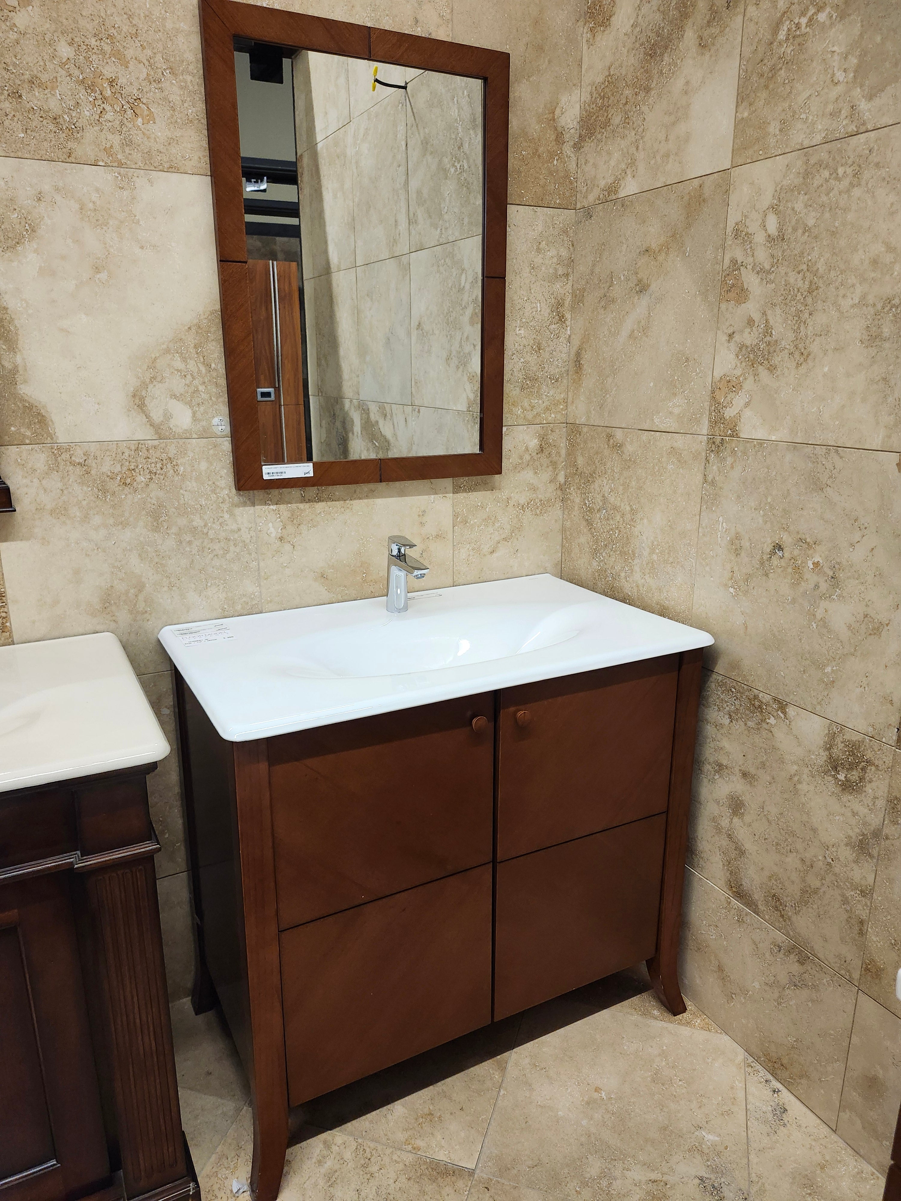 38" Clermont Vanity & Countertop Combo with Mirror (as is)