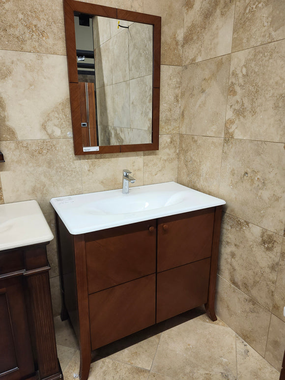 38" Clermont Vanity & Countertop Combo with Mirror (as is) l6