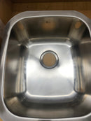Vida Axes 32" x 21" Stainless Steel Round Undermount Kitchen Sink Floormodel Clearance-3