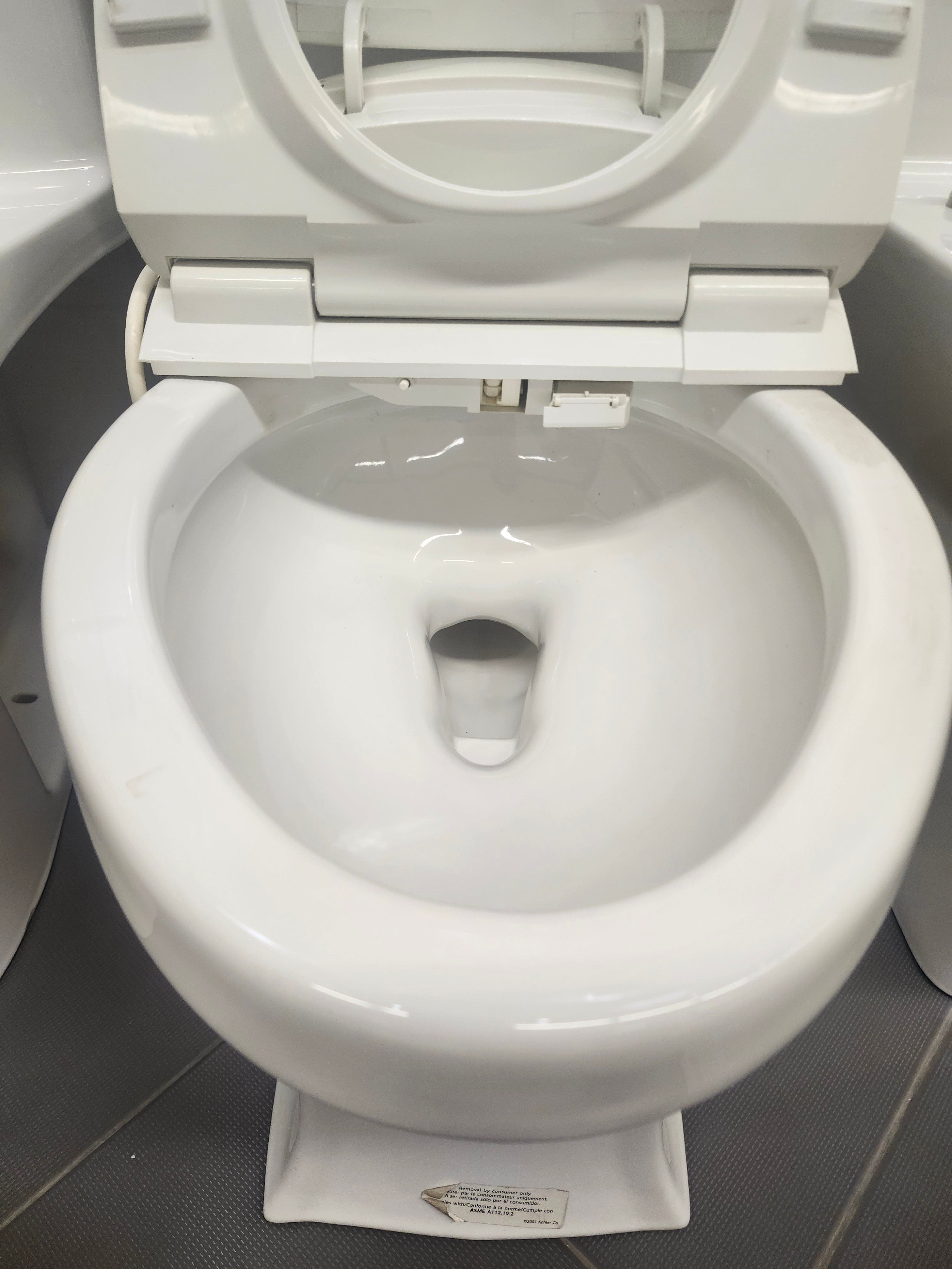 Kohler 1pc Toilet with Bidet Seat Combo (as is)