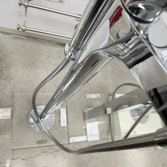 Aquabrass Roman Deck Tub Filler Metro Chrome With Hand Held Shower Head Floormodel Clearance As Is