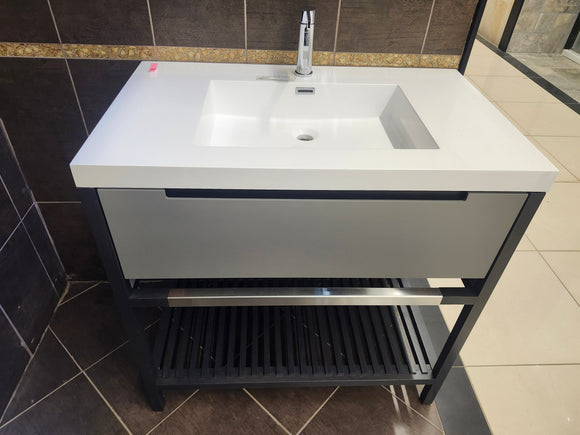 36" Aura Astoria Vanity & Countertop Combo (as is) j2