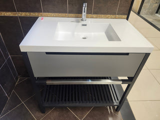 36" Aura Astoria Vanity & Countertop Combo (as is)