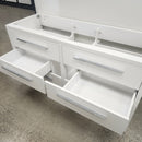 Vida 60 Inch Floormount Bathroom Vanity no countertop sold as is Floormodel Clearance (212)-15