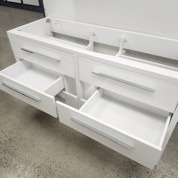 Vida 60 Inch Floormount Bathroom Vanity no countertop sold as is Floormodel Clearance (212)