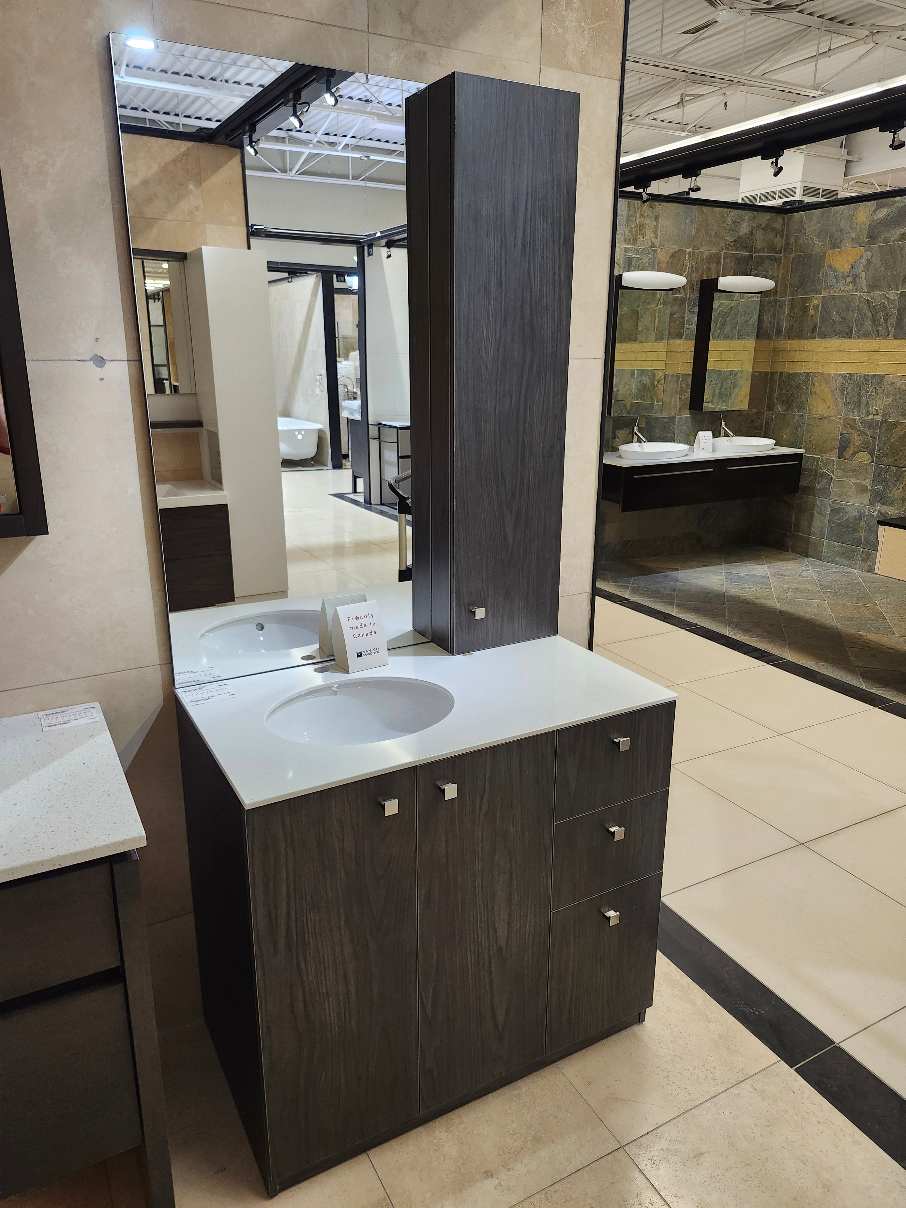 36" Vanico Arkitek Vanity & Countertop Combo (as is)