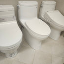 Toto Carlyle II Elongated Skirted 1pc Toilet with Seat Floormodel Clearance as is CST614CEFGA4 SS124 I8-1