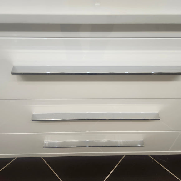 48" Aura Glossy White Plato Vanity with Countertop Combo (as is) J12