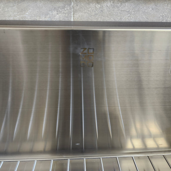 Zomodo Montego 1 Bowl 32 x 18 Undermount Stainless Steel Kitchen Sink MOC762 Floormodel as is M10
