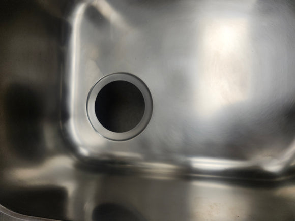 32 1/4 x 19 1/2 Drop in Kitchen Sink Stainless steel 2 bowl Floormodel Clearance As is