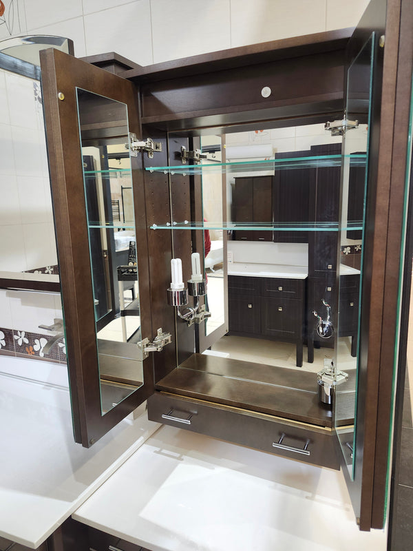 70" Vanico New York Vanity Combo with Dressing Table (as is)