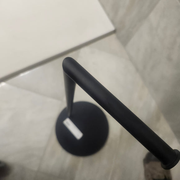 Laloo Matte Black Floormount Toilet Paper Holder Bathroom Accessory Floormodel Clearance As Is M4 9007N