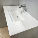 Rubi Aria 35 x 18 Vanity, Countertop Sink and LED Mirror Combo Floormodel Clearance Sold as Is-5