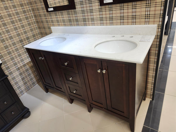 60" Fairmount Vanity & Countertop Combo