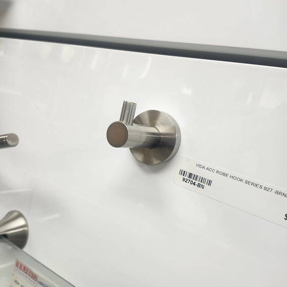 Vida 927 Series Single Robe Hook Bathroom Accessory Floormodel Clearance As Is