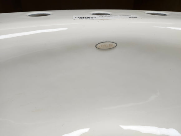 Kohler 28 x 19 Drop In Overmount Bathroom Sink Floormodel Clearance As Is