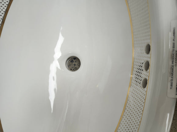 Kohler Mickey Mouse Disney Printed Drop In Oval Bathroom Sink 24 x 15 as is Floormodel Clearance
