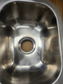 Vida Axes 32" x 21" Stainless Steel Round Undermount Kitchen Sink Floormodel Clearance-2