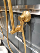 House of Rohl Gold Shower Accessories Floormodel Clearance as is rough in not included-9