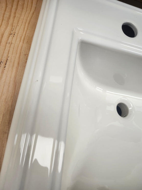 Memoirs® Classic Drop-in bathroom sink with 8" widespread faucet holes  K-2241-8-0 Floormodel Clearance As is Etobicoke