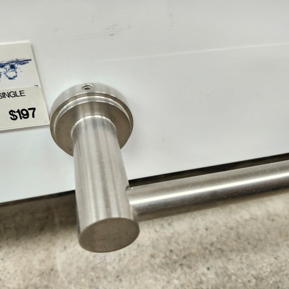 Rubinet Lasale Satin Nickel 24 Inch Towel Bar Floormodel Sold As Is