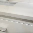 48" Aura Glossy White Plato Vanity with Countertop Combo (as is) J12-11