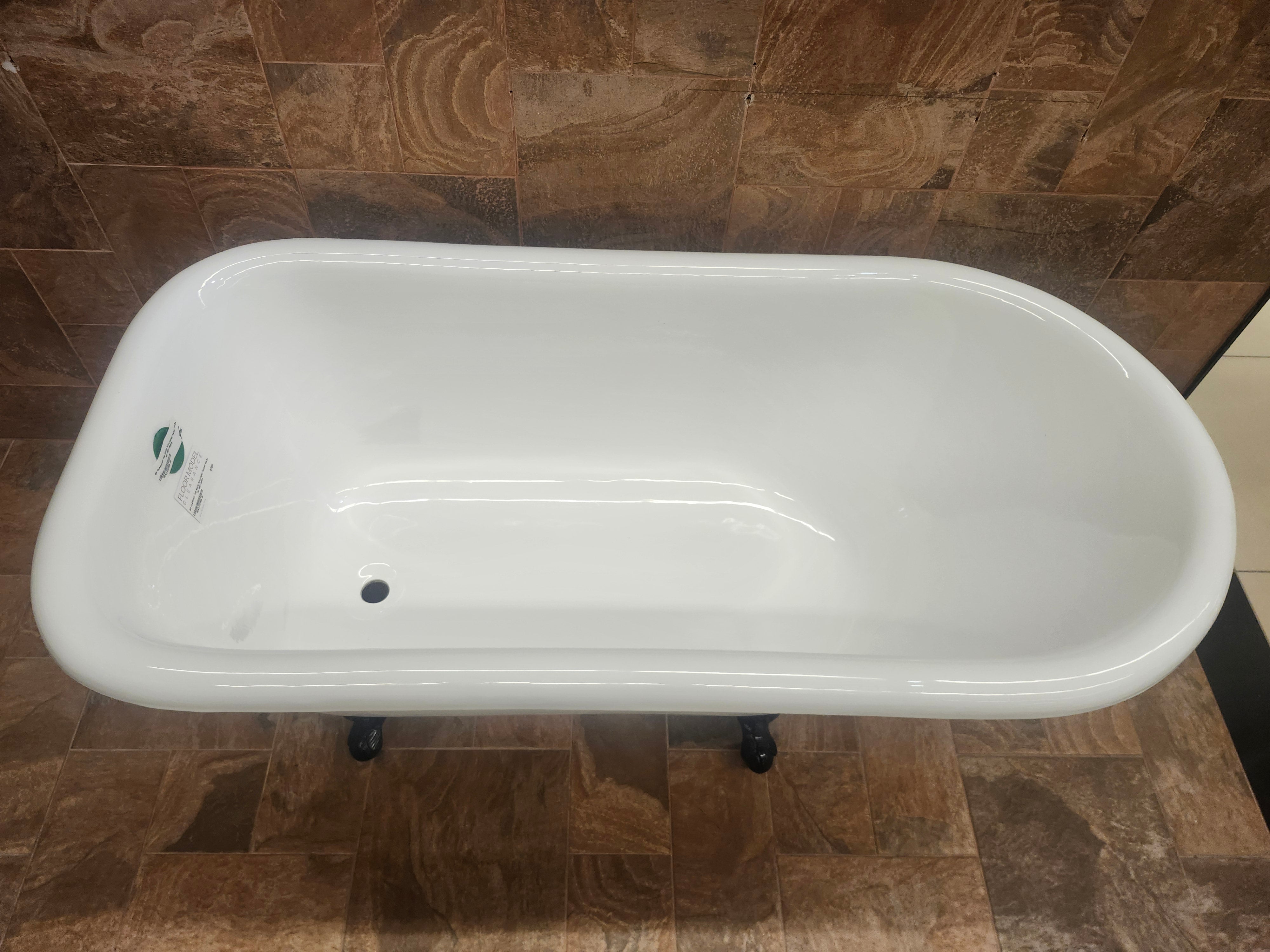 Clawfoot 60x30 Roltopno Freestanding Bathtub (No Feet) (as is) - 0