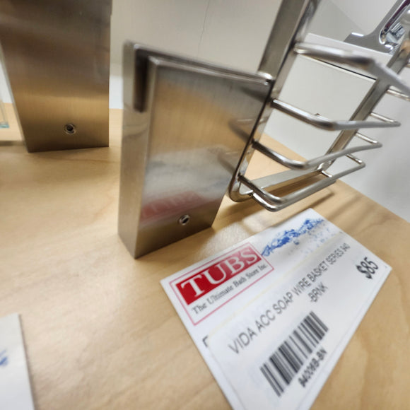 Vida 940 Series Wire Soap Basket Bathroom Accessory Floormodel Sold As is