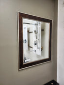 Wall mounted Mirror 30 1/2 x 36 1/4 floormodel clearance as is-1